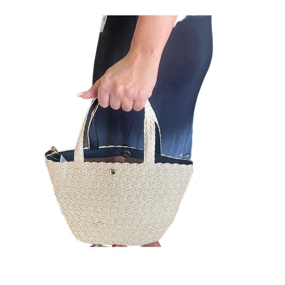 Bolsa Transversal Bege Claro Com Alça Removível Sintética