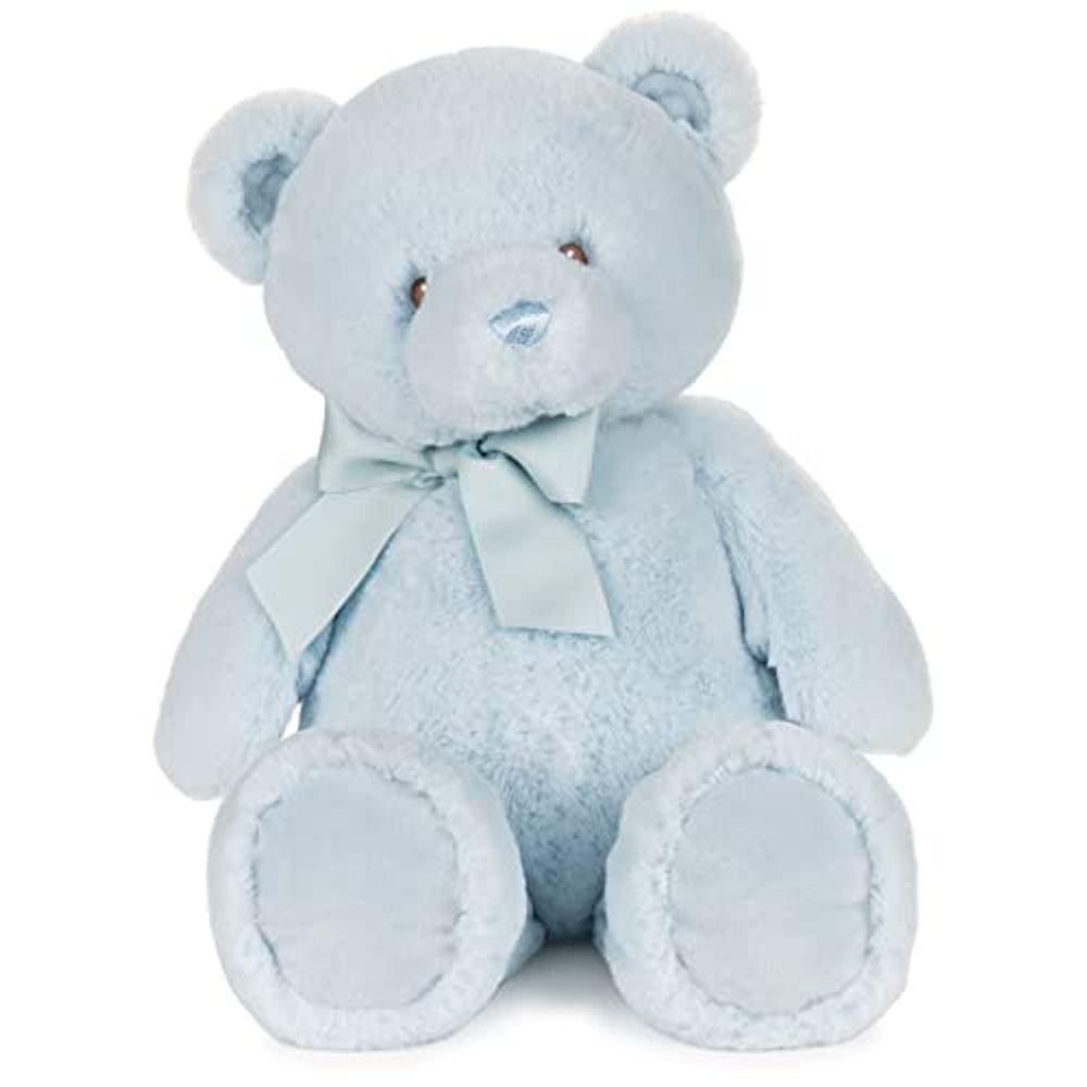 BEBÊ GUND Meu Primeiro Amigo Ursinho de Pelúcia, Azul, Brinquedo de Pelúcia Animal Ultra Macio para Bebês e Recém-Nascidos