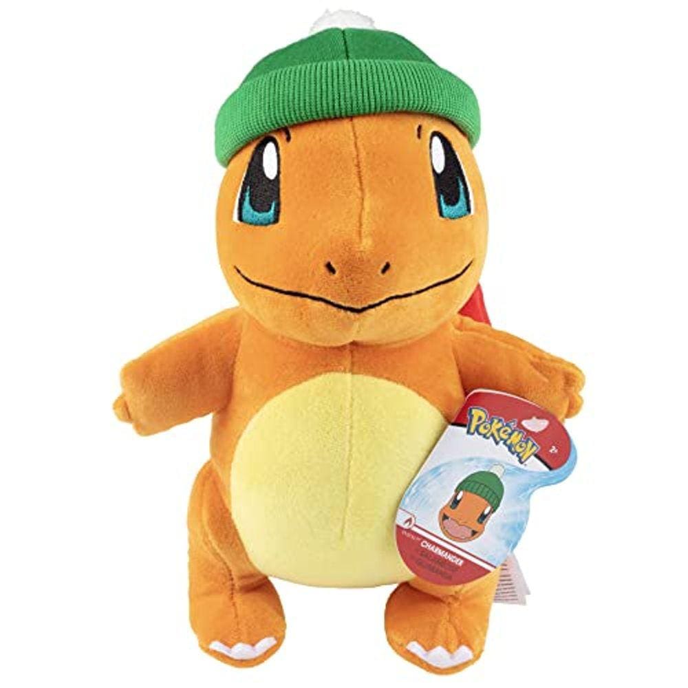 Pokémon 8 "Natal Cder Pelúcia Pelúcia Brinquedo Animal - Oficialmente Licenciado - Idade 2+
