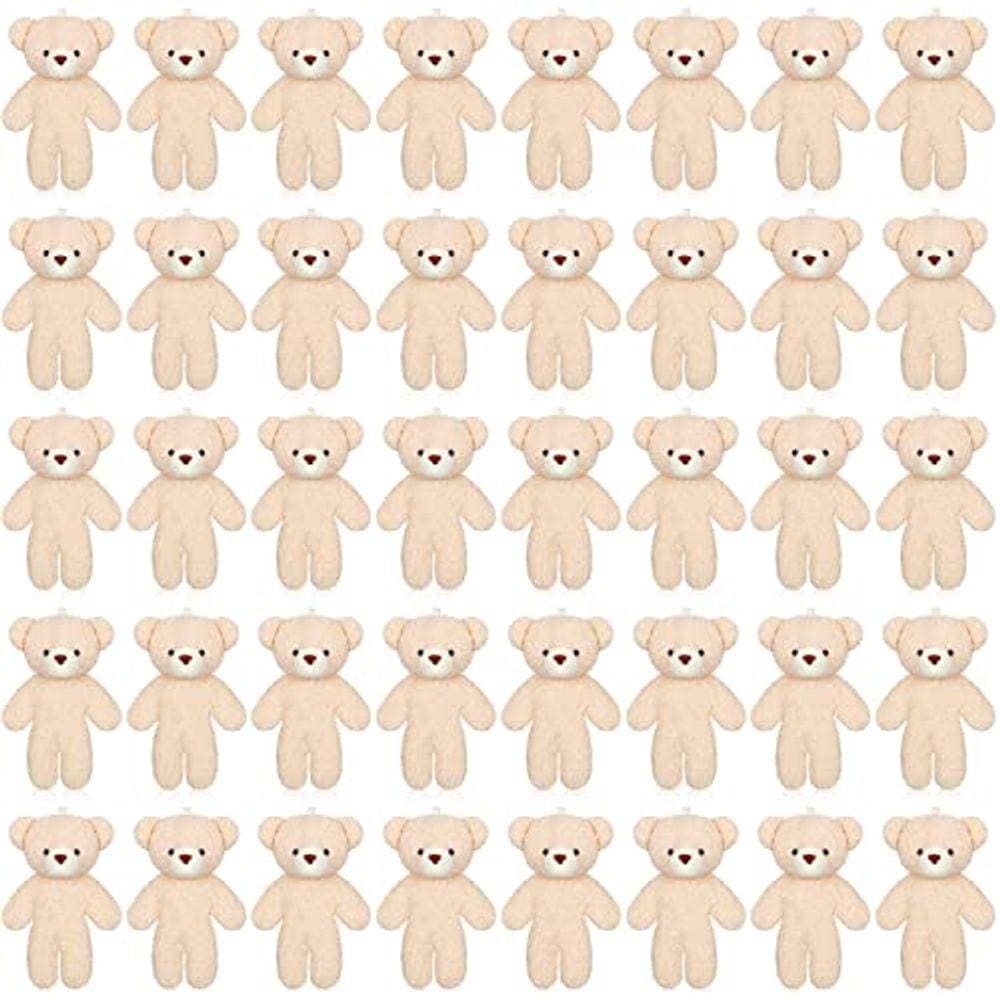 40 pcs mini urso brinquedo 4,7 polegadas pelúcia urso macio
