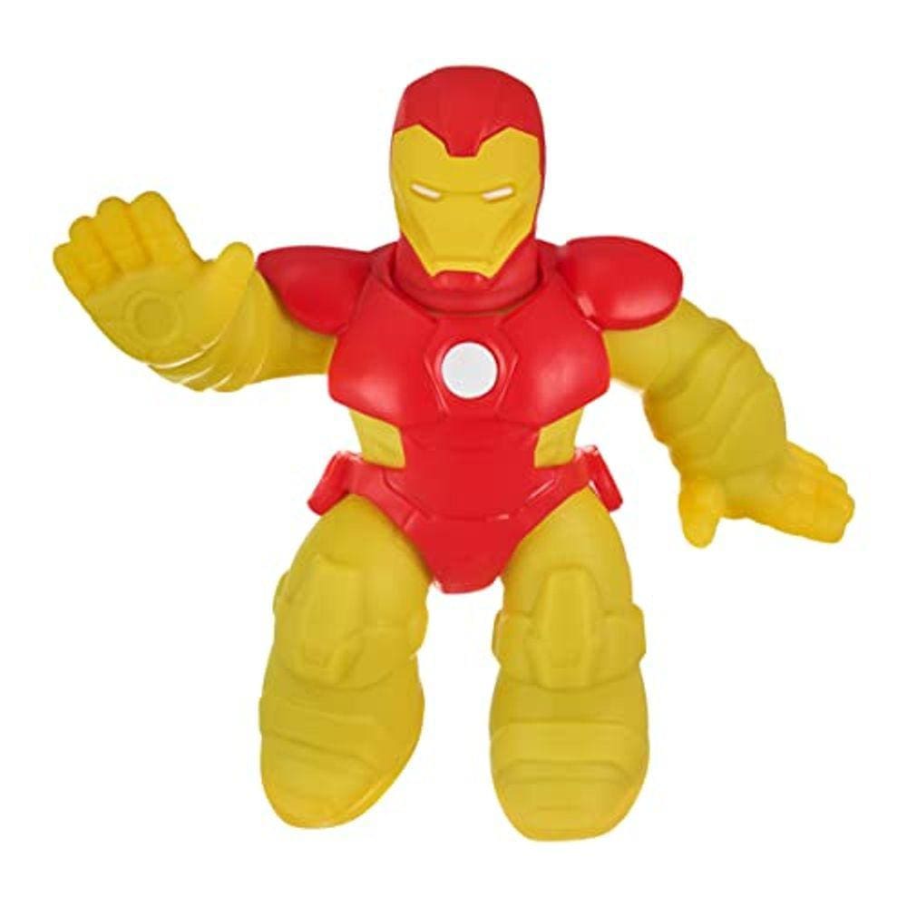 Heróis de Goo Jit Zu Marvel Hero Pack. O Homem de Ferro Invencível - Gooey 4.5” Alto