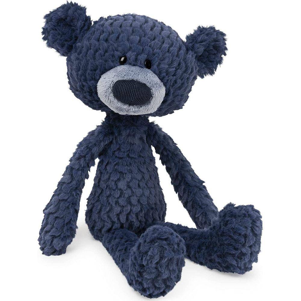 GUND Ripple Toothpick Teddy Bear Textured Pelúcia Animal Recheado, Azul, 15"