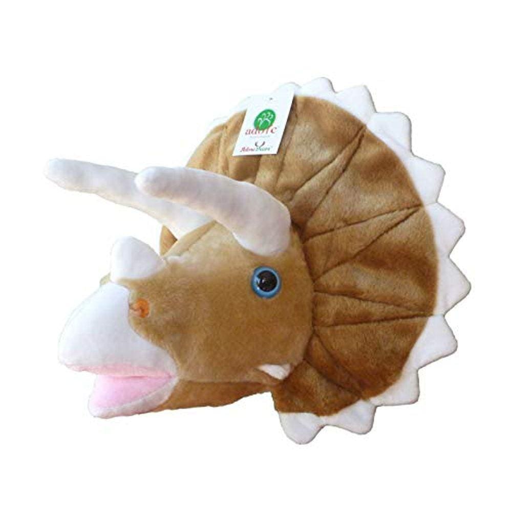 Adore 13 ”Denver O Triceratops Dinossauro Stuffed Animal Plush Walltoy Wall Mount