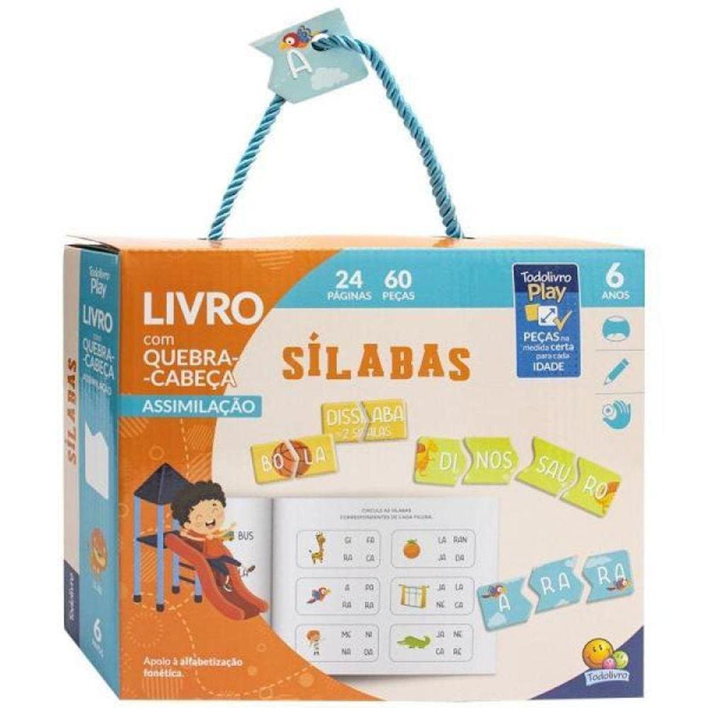 Todolivro Play - Livro Com Quebra-Cabça - Sílabas