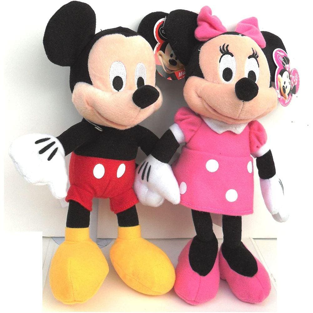 Disney Mickey e Minnie Mouse 10" Pelúcia Bean Bag Doll