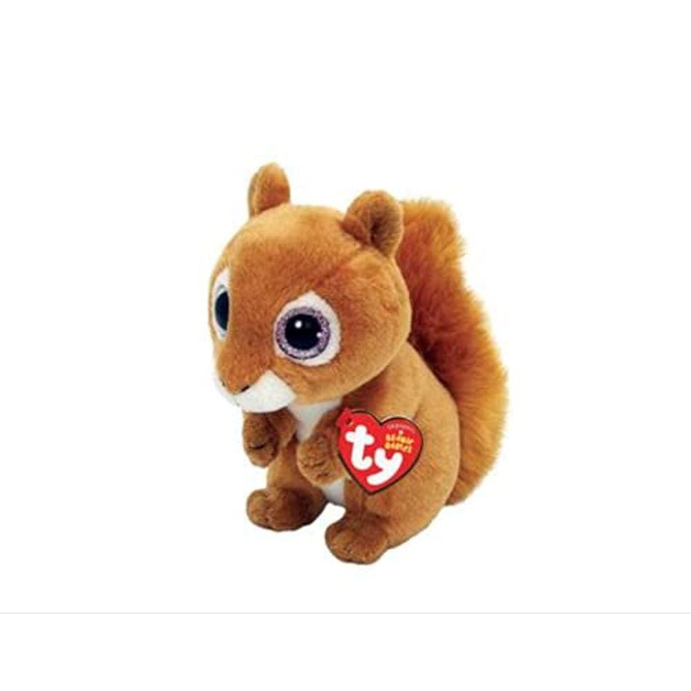 Ty Squire Beanie Babies 6 "| Gorro Baby Soft Pelúcia Toy | Colecionável fofinho de pelúcia de pelúcia