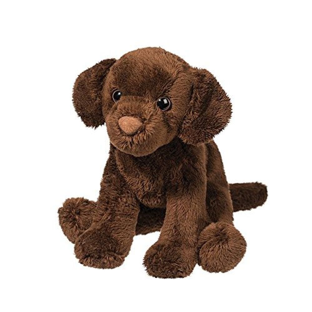 Douglas Finn Chocolate Lab Dog Pelúcia Animal de Pelúcia