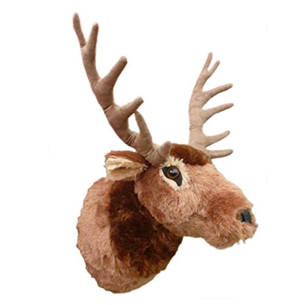 Adore 15 ”Teton O Alce Pelúcia Stuffed Animal Walltoy Wall Mount