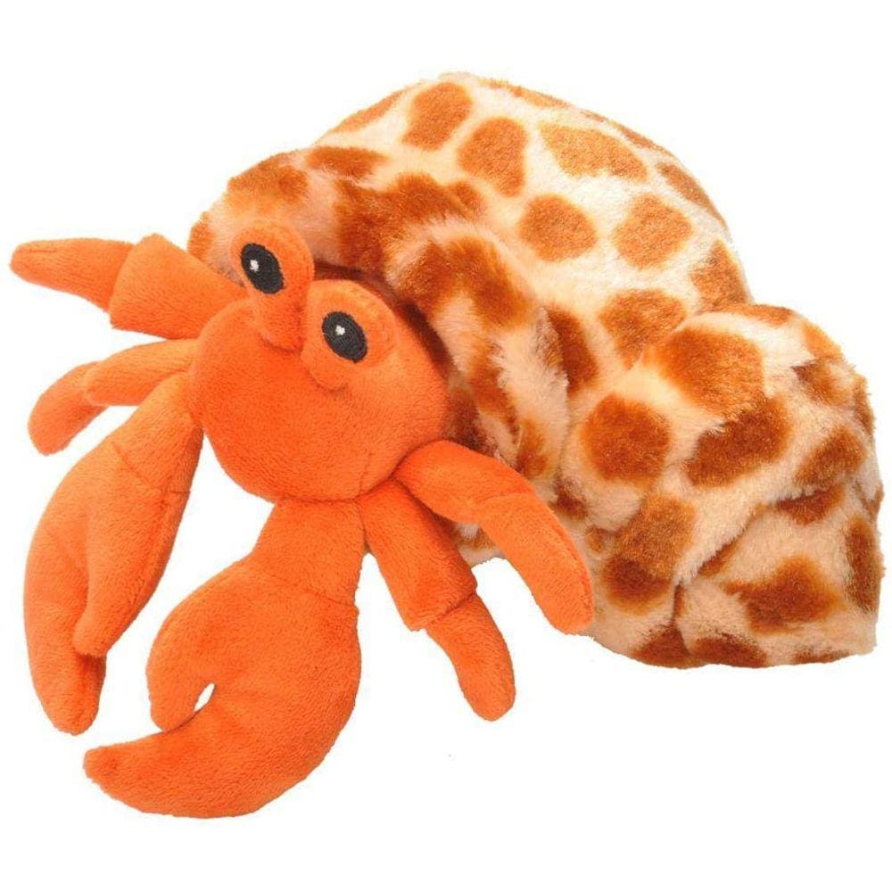 Wild Republic Hermit Crab Plush, Stuffed Animal, Pelúcia Brinquedo, Presentes para Crianças, Abraço`Ems 7 polegadas