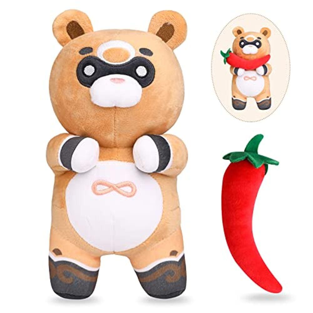 XUBWVW Genshin Impact Guoba, Soft Cushion Pelúcia Brinquedo de pelúcia para os fãs do jogo (11in/28CM)