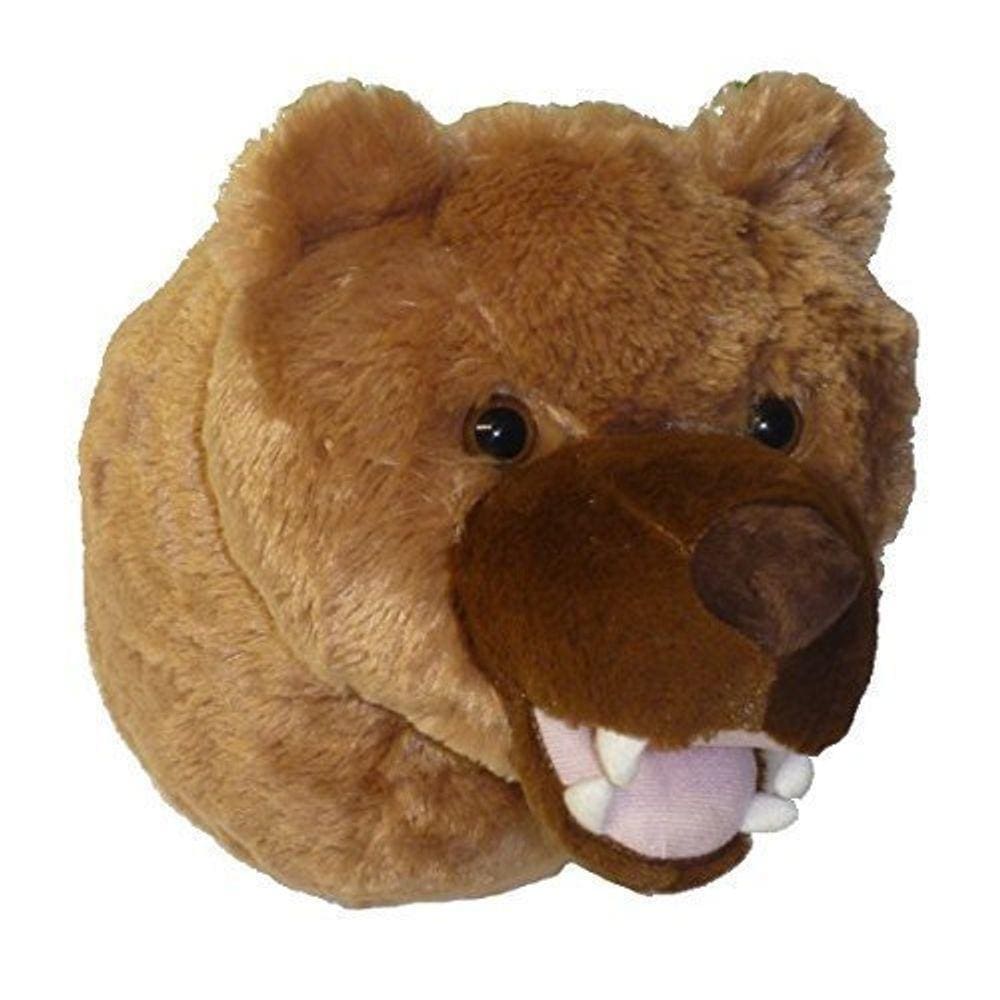 Adore 12 ”Kodiak O urso pardo marrom pelúcia pelúcia animal de pelúcia Walltoy Wall Mount