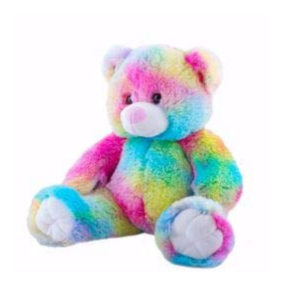 Cuddly Soft 16 polegadas Urso Arco-Íris de Pelúcia - Nós Stuff `em... Você ama eles!