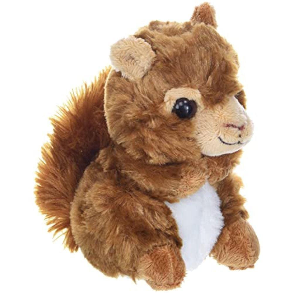 Wild Republic Red Squirrel Plush, Animal de pelúcia, Brinquedo de pelúcia, Presentes para crianças, Hug`ems, 7 polegadas
