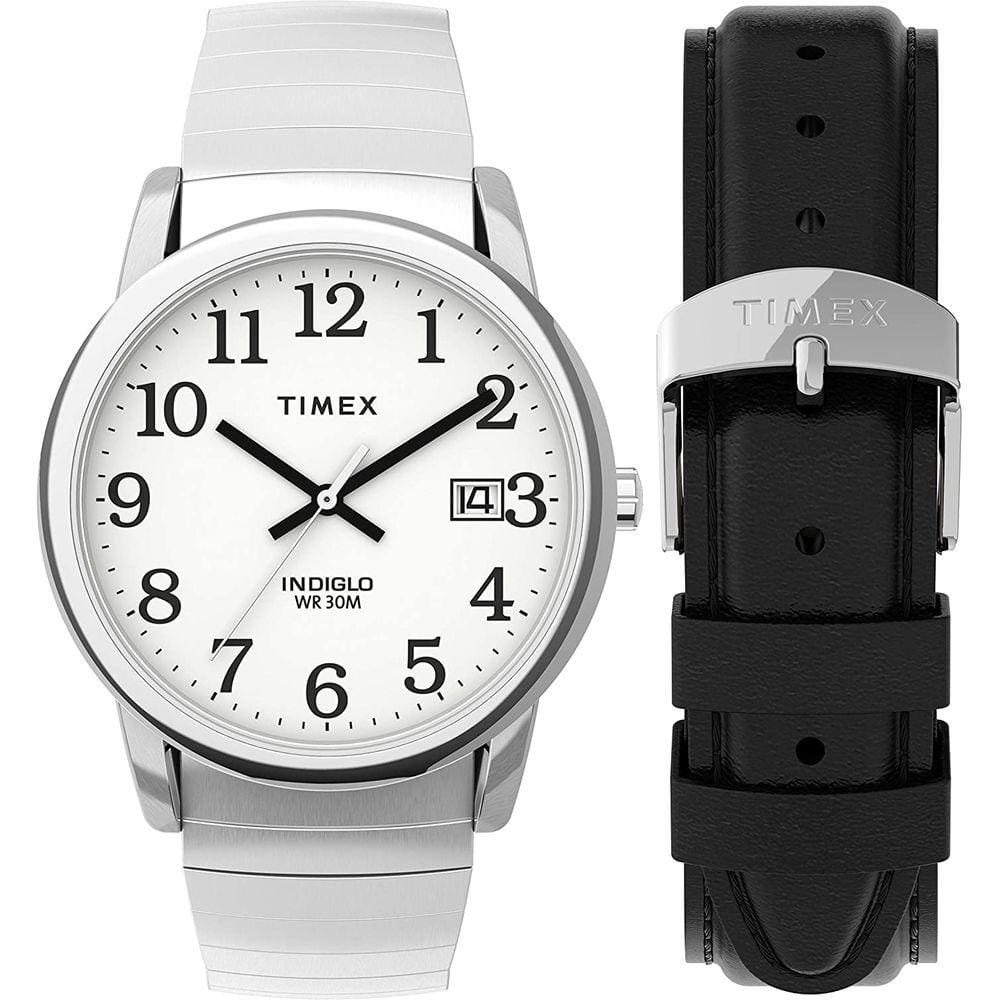 Relógio de data de 35mm do Timex Men`s Easy Reader