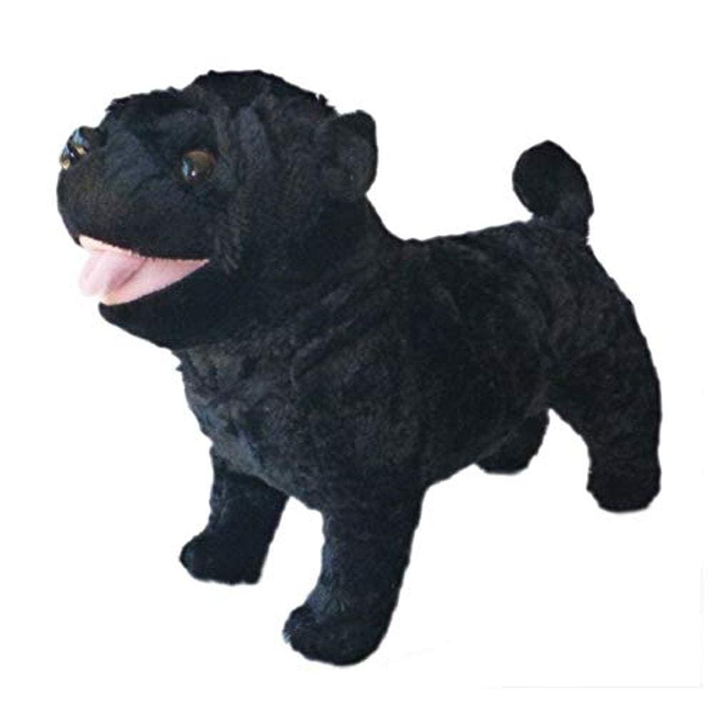 Adore 12 ”Standing Rascal O Cão Pug Farting Stuffed Animal Pelúcia Toy