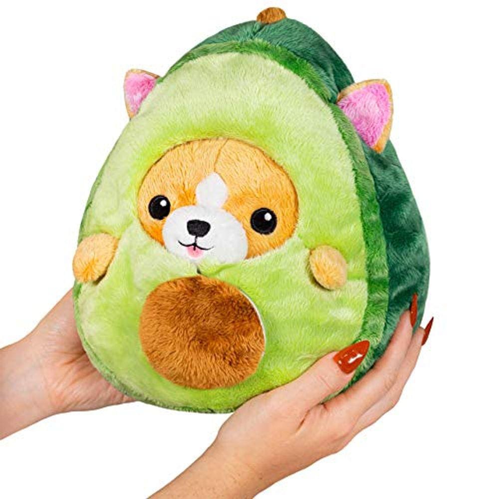 Squishable / Undercover Corgi em abacate 7 ”Pelúcia