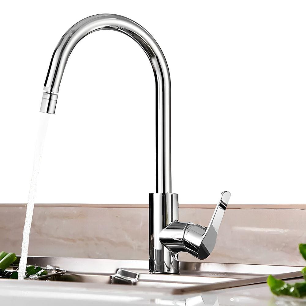 Torneira Gourmet Cozinha Lavabo Banheiro Bico Aerador com Giro de Corpo 360º Misturador Monocomando + Kit Fixação