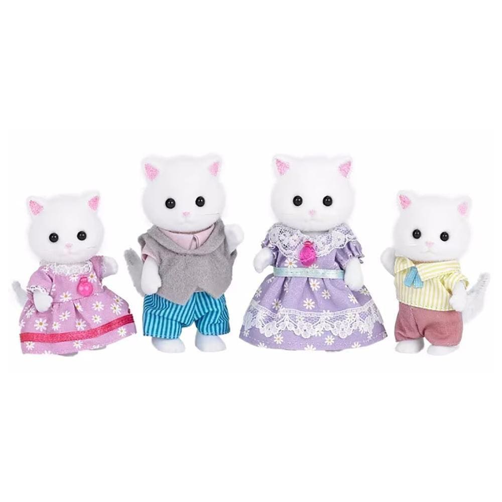 Família Dos Gatos Persas Sylvanian Families Colorido