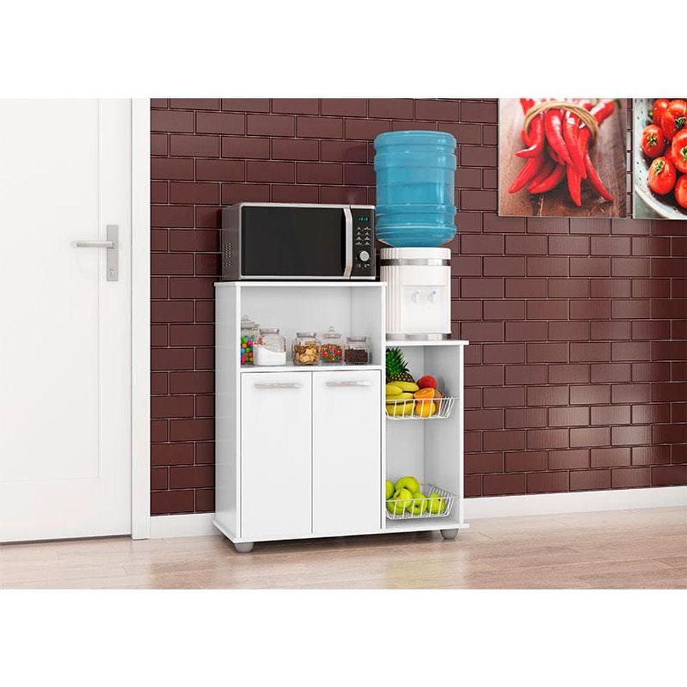 Armário Multiuso Ambiente Sollys Branco - Poliman