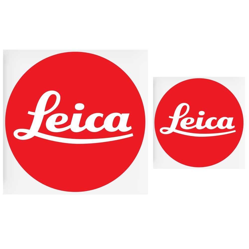 Conjunto de adesivos com o logotipo Leica