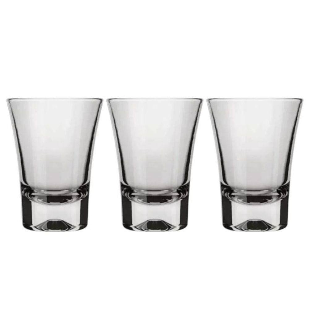 Jogo 12 Copos De Dose De Cachaça Olé Vidro 45 Ml - Nadir