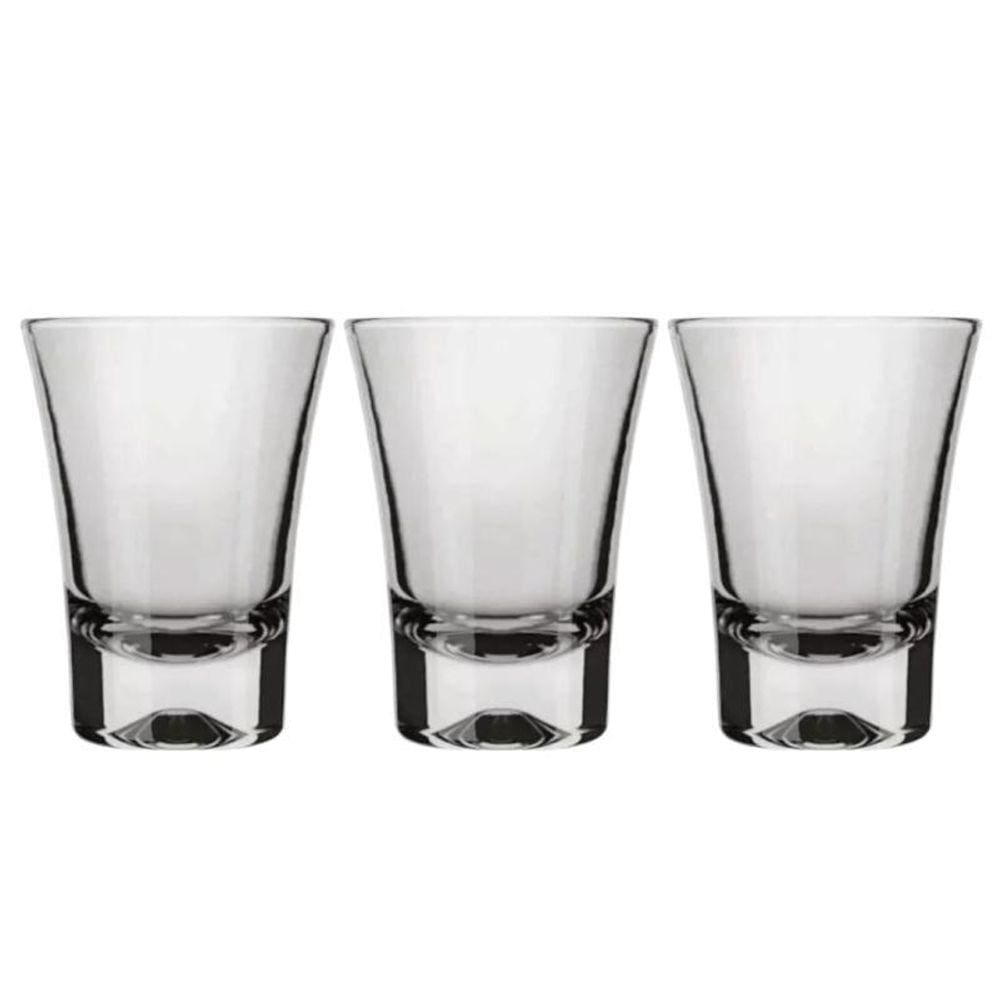 Jogo 2 Copos De Dose De Cachaça Olé Vidro 45 Ml - Nadir