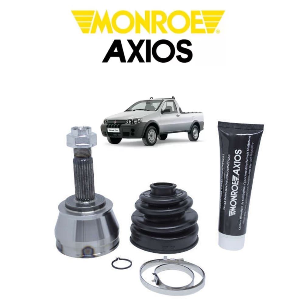 Homocinetica Deslizante Axios Lado Roda Fiat Strada 1.3 8V