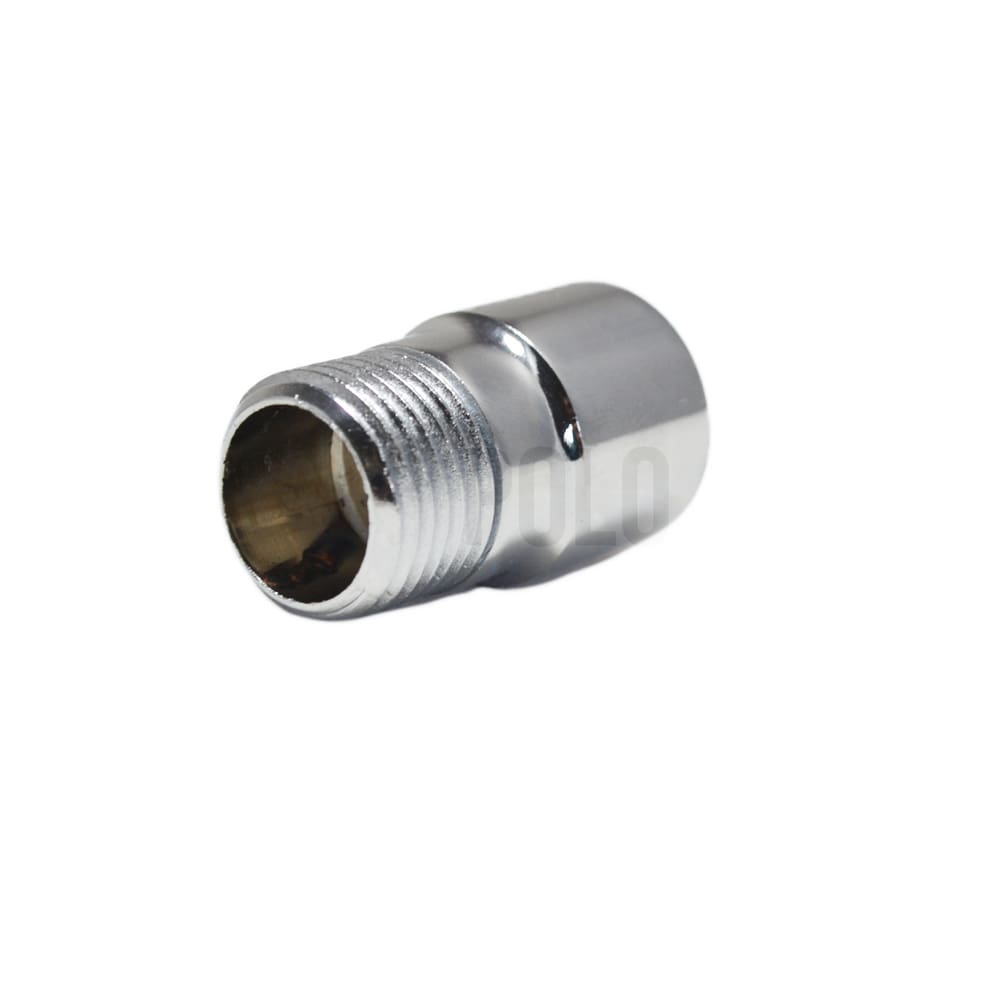 Extensor 1/2 Cromado Prolongador Curto Torneira Chuveiro