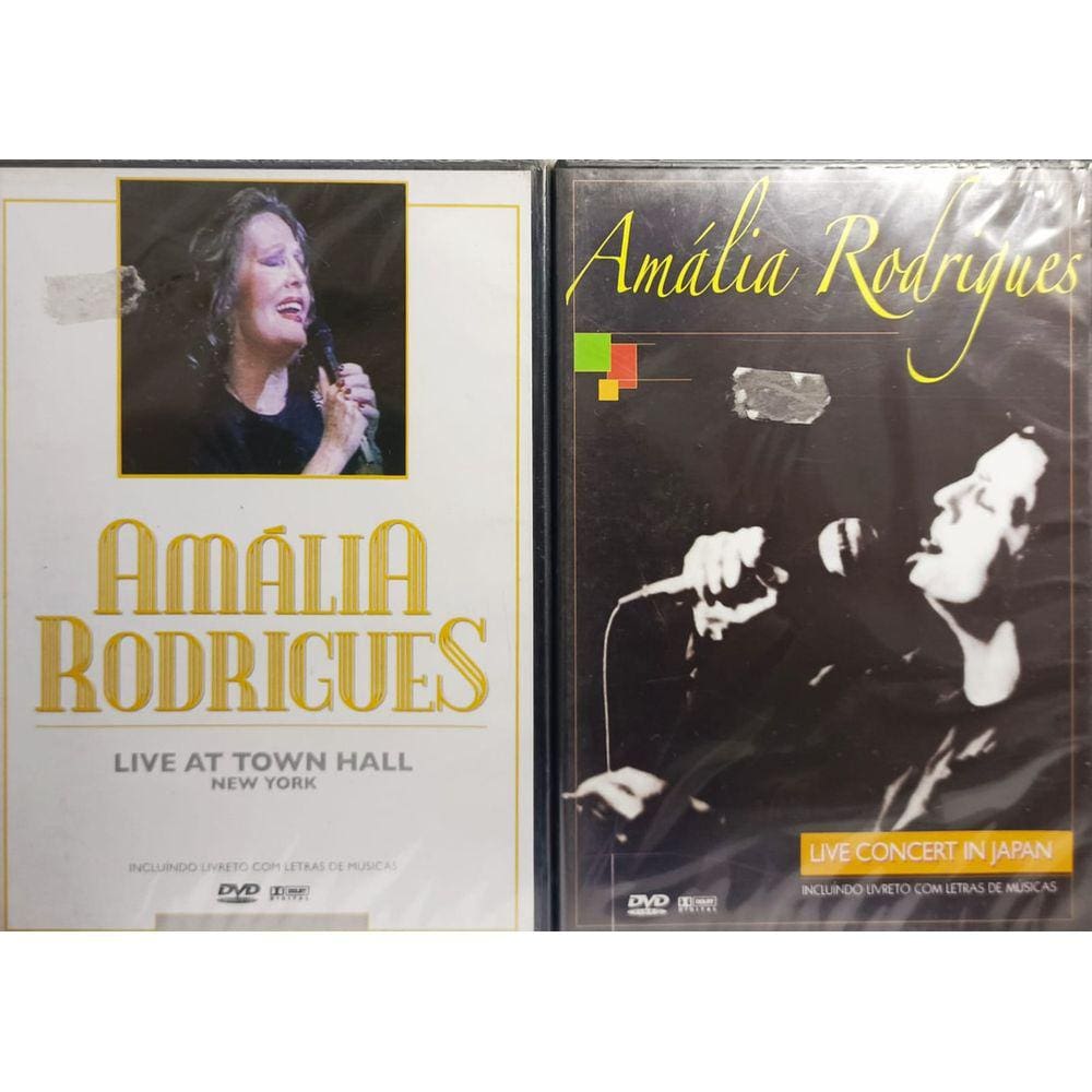 Dvd - Dvd Amália Rodrigues - Live At Hall New York+Live Conc