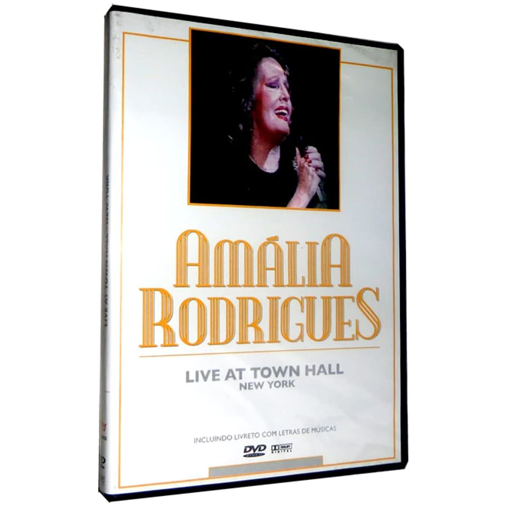 Dvd Amália Rodrigues - Live At Town Hall New York