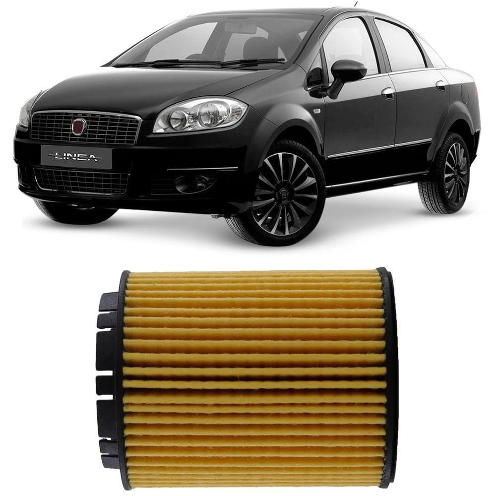 Filtro Óleo Fiat Bravo Linea Punto 1.4 T-Jet Metal Leve