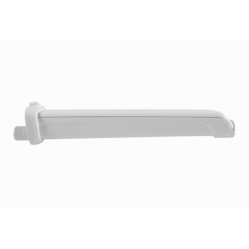 Cano Braço de Chuveiro Embutir Fios PVC Branco 30cm Astra