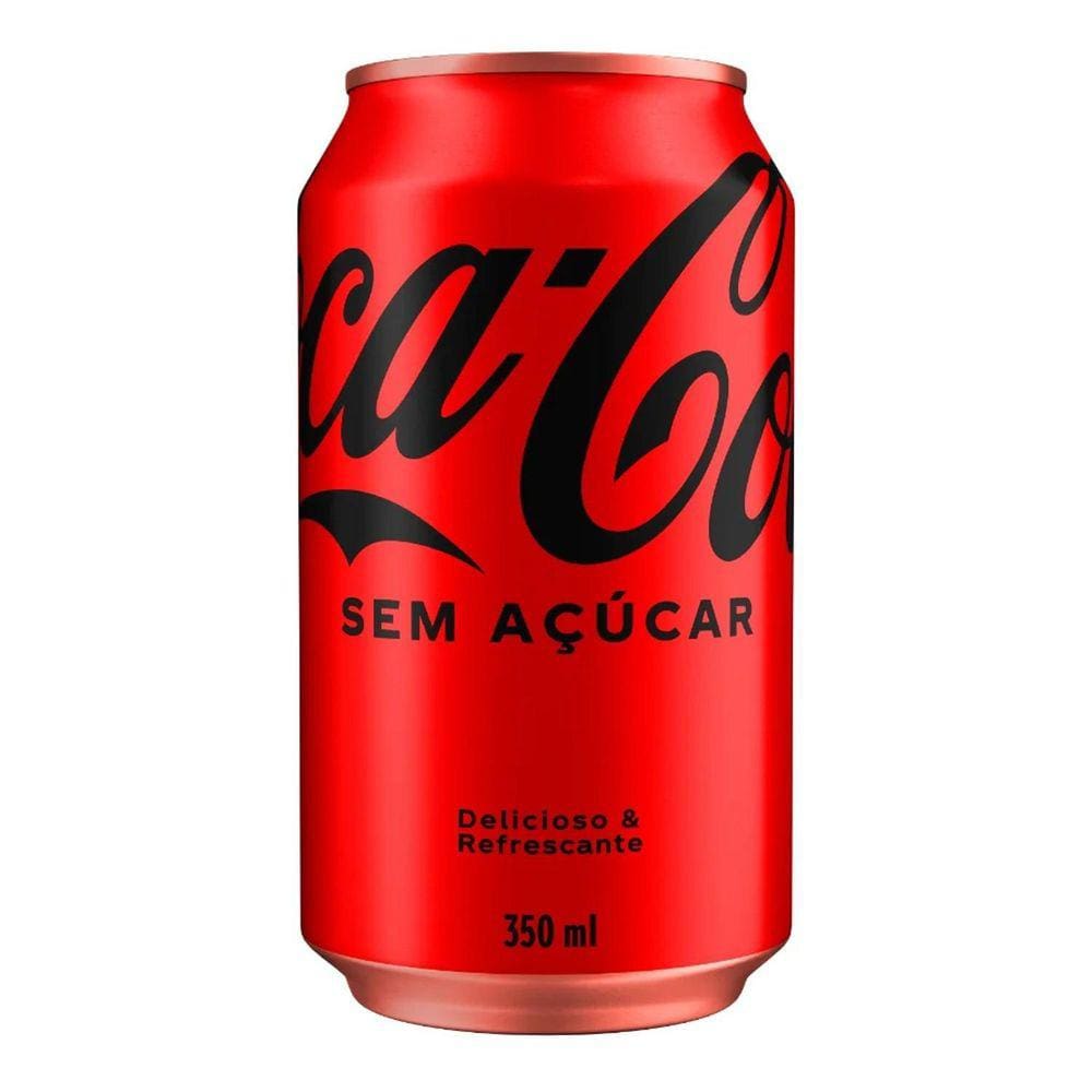 Refrigerante Coca Cola Sem Açucar Lata 350Ml 12 Latas