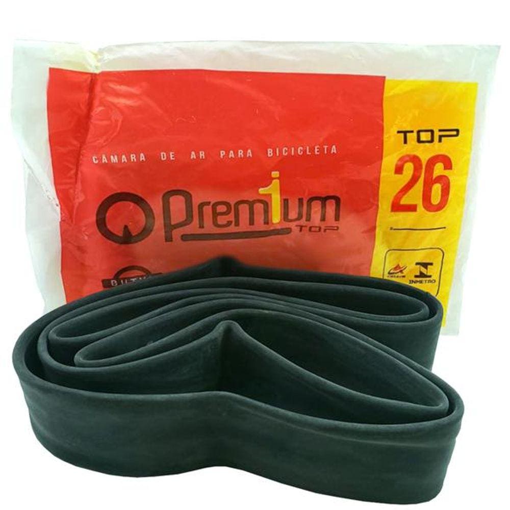 Par de Câmara de Ar Aro 26 Premium 26x1.1//2.1 Bico Grosso
