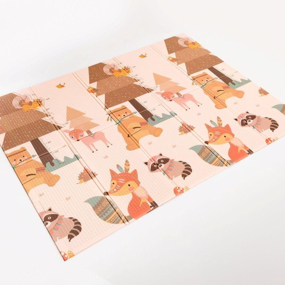 Tapete Infantil Atividades Dobrável 150x200cm Espessura 8mm Animais