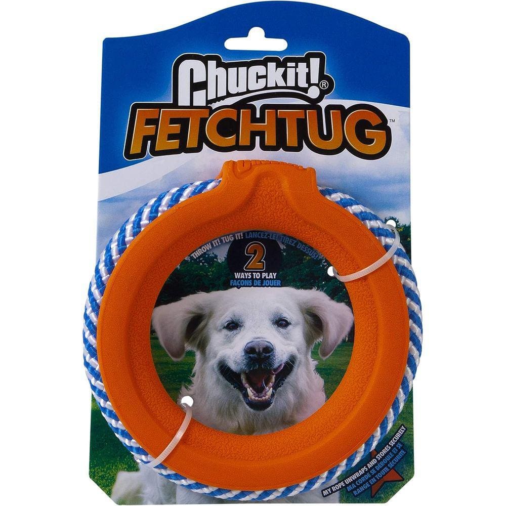Brinquedo Chuckit Fetchtug 2 Em 1 Cabo De Guerra Para Cães