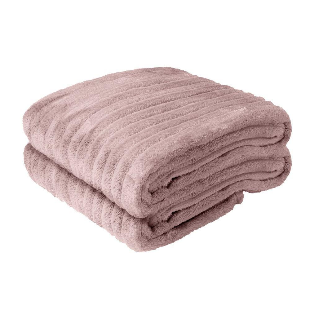 Manta Cama Casal Soft Premium 180x230cm Belchior Peach