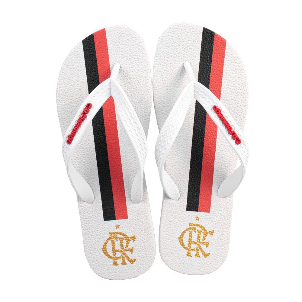 Chinelo Flamengo Branco
