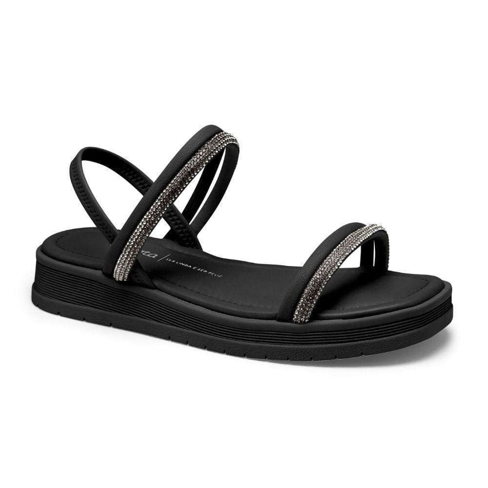 Sandália Dakota Flatform Papete Com Brilho e Strass Feminina Y6963