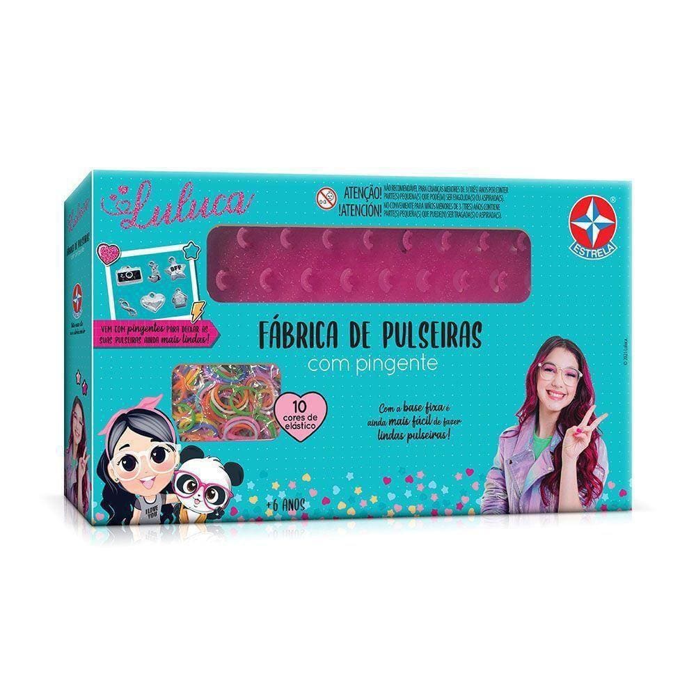 Fábrica de Pulseiras Luluca Com Pingentes Youtuber Estrela