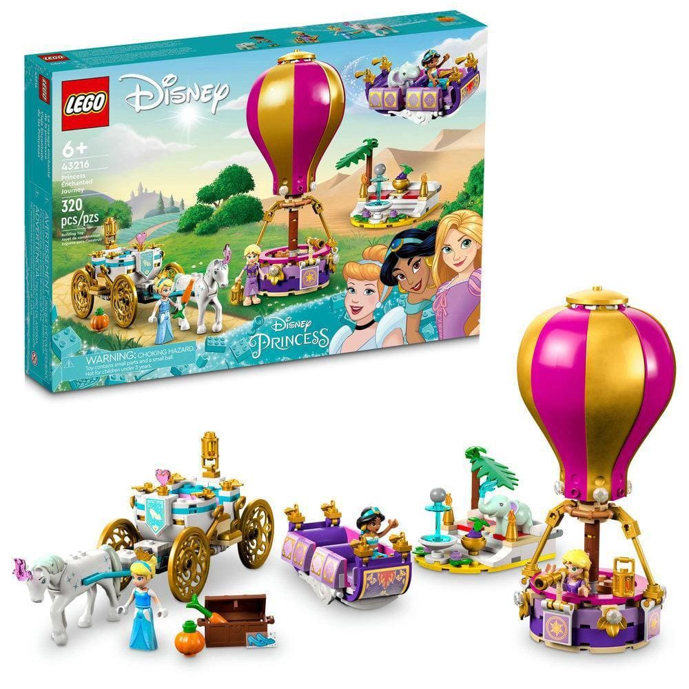 Lego | disney viagem encantada das princesas (320 peças)