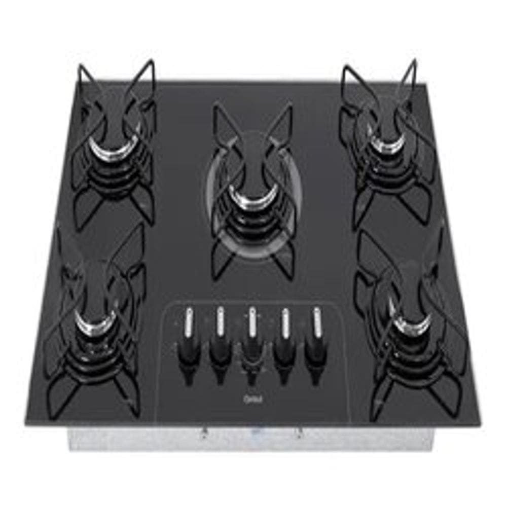 Fogão cooktop gás Consul CD075 preto 127V/220V