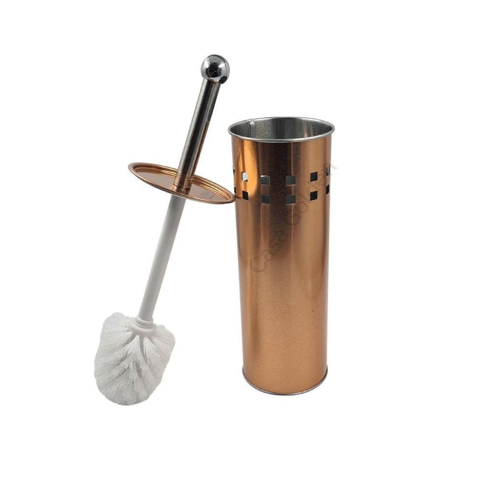 Escova Sánitária Com Suporte Bronze Em Aço Inox Banheiro