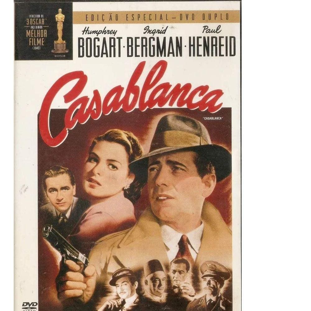 Dvd Casablanca Humphrey Bogart Duplo Edição Especial