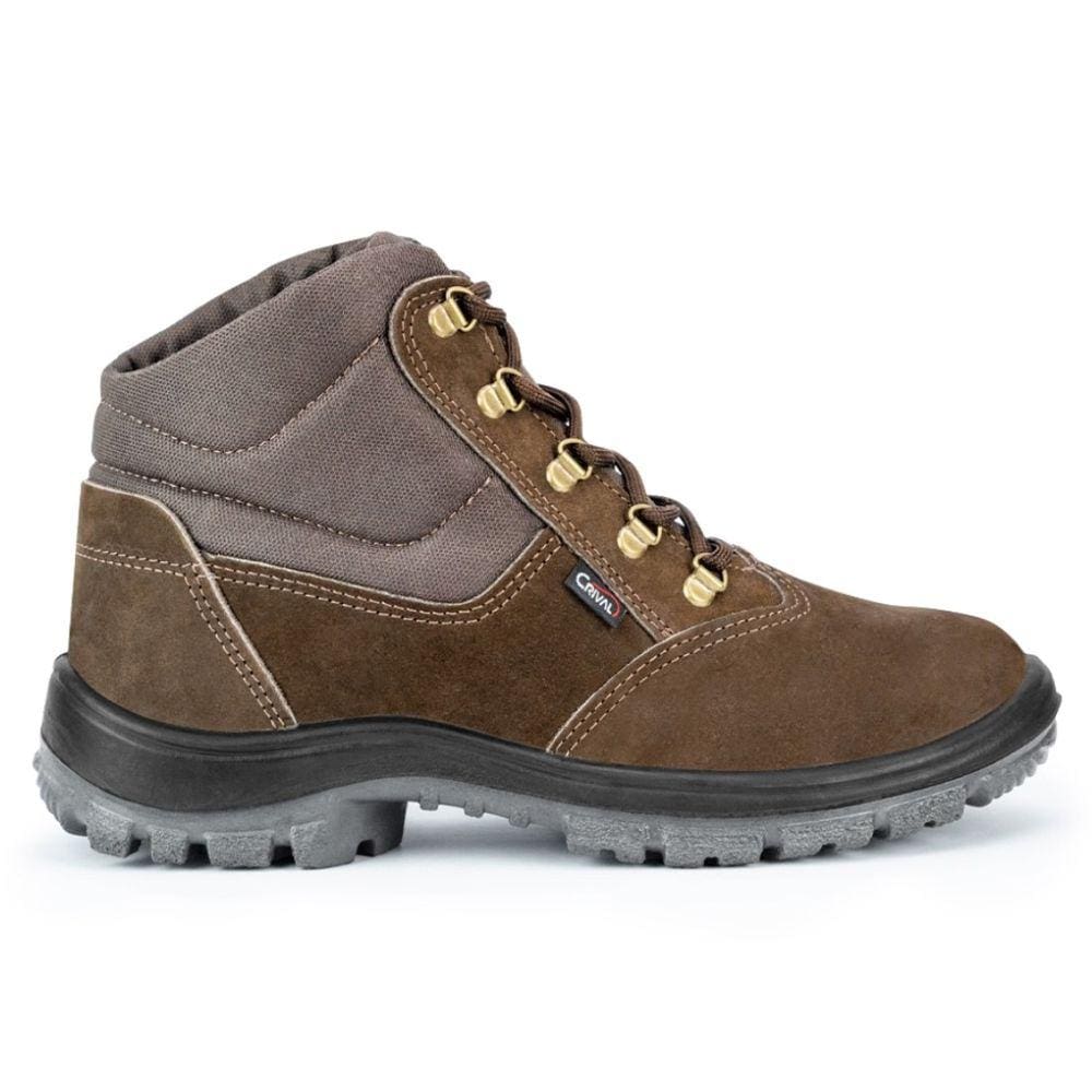 Bota Nobuck Café 3 Gomos Bico Pvc Numero 37 Crival