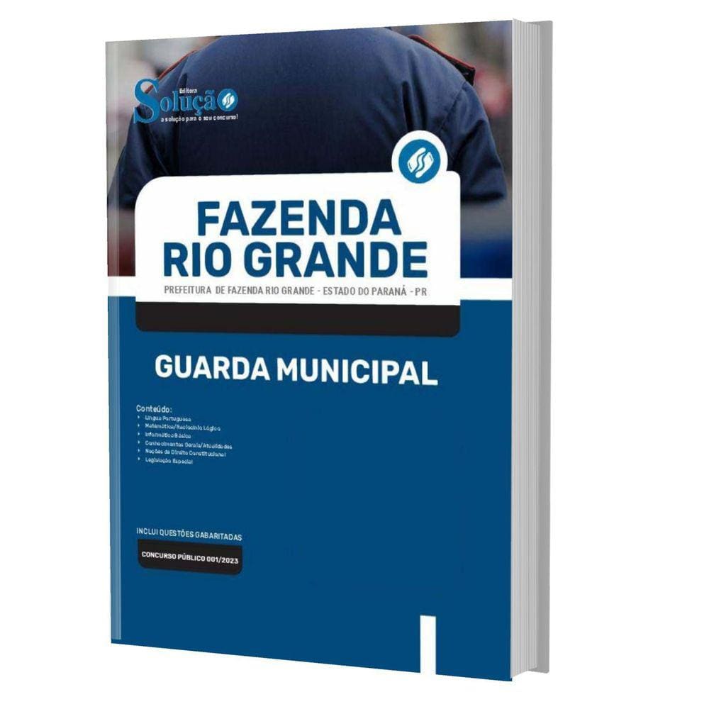 Apostila Fazenda Rio Grande Pr - Guarda Municipal