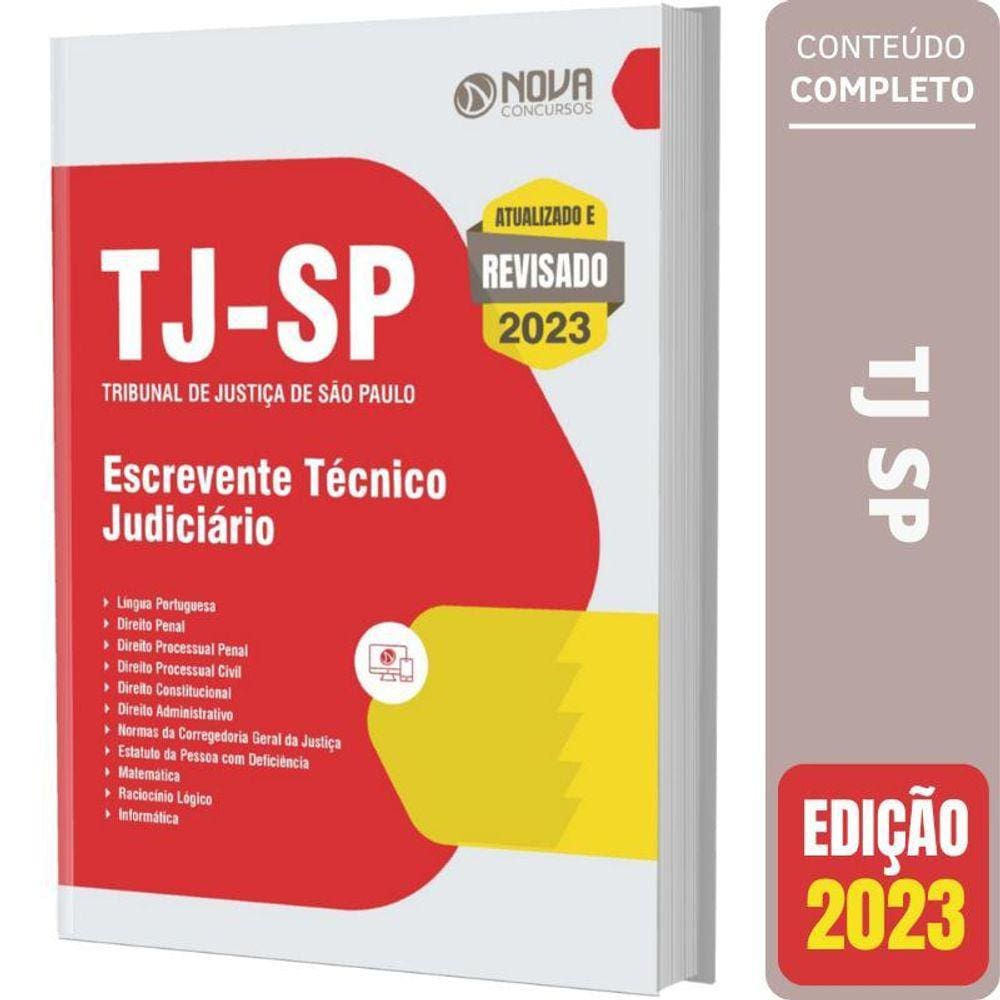 Apostila Concurso Tj Sp - Escrevente Técnico Judiciário