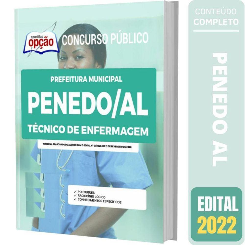 Apostila Concurso Penedo Al - Técnico De Enfermagem