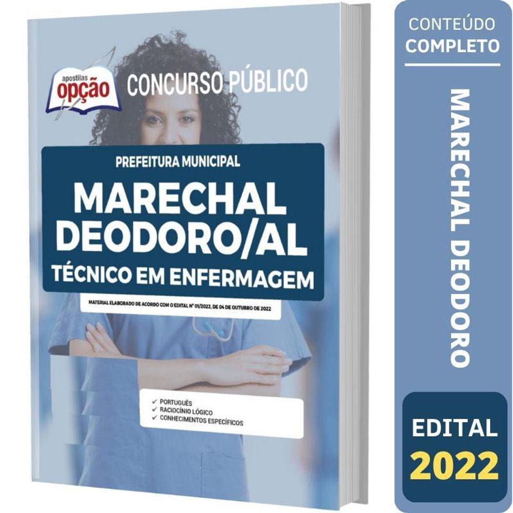 Apostila Marechal Deodoro Al - Técnico Em Enfermagem