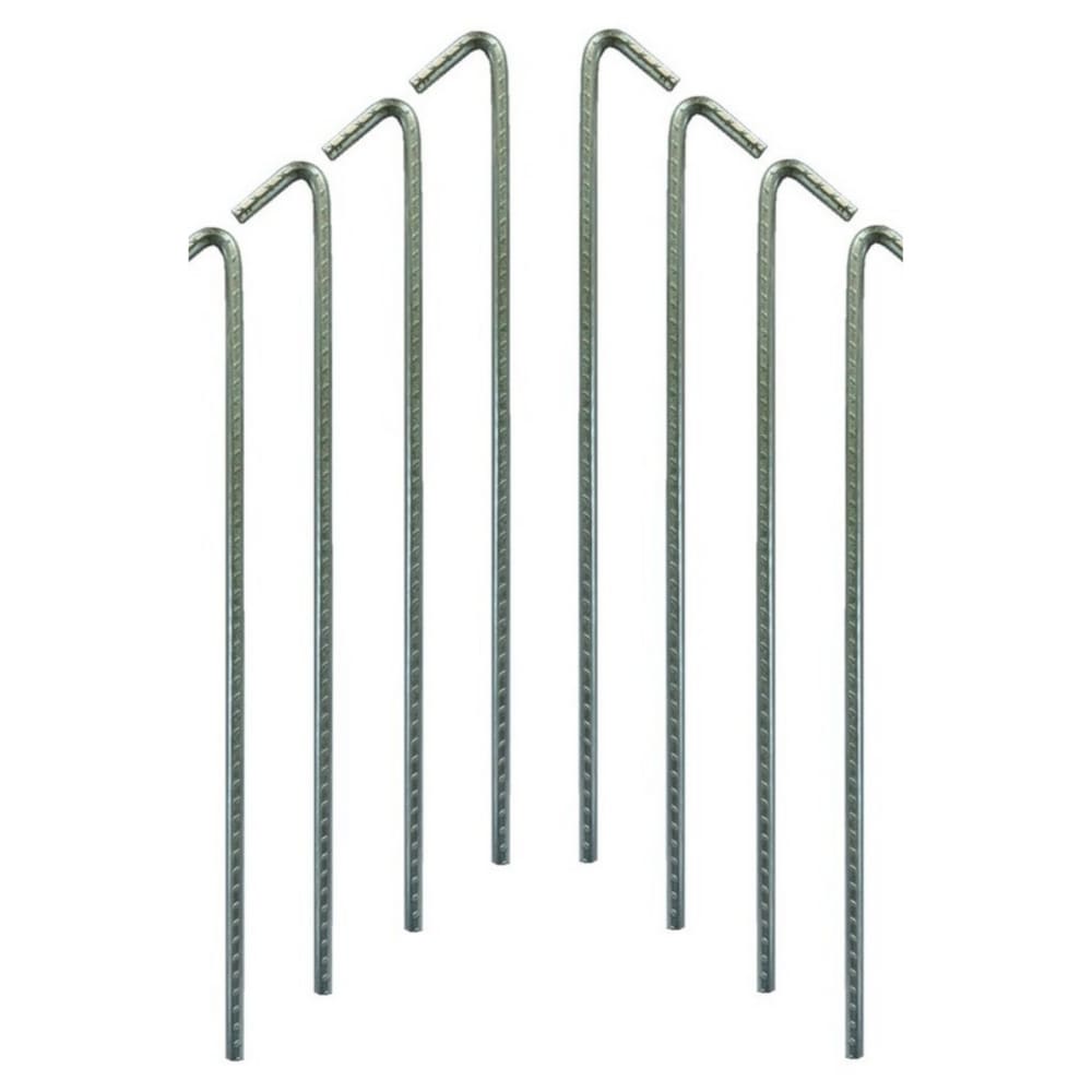 Estaca P/barraca 20 Cm Aço Ca-50 (4,2mm) Com 12 Unidades